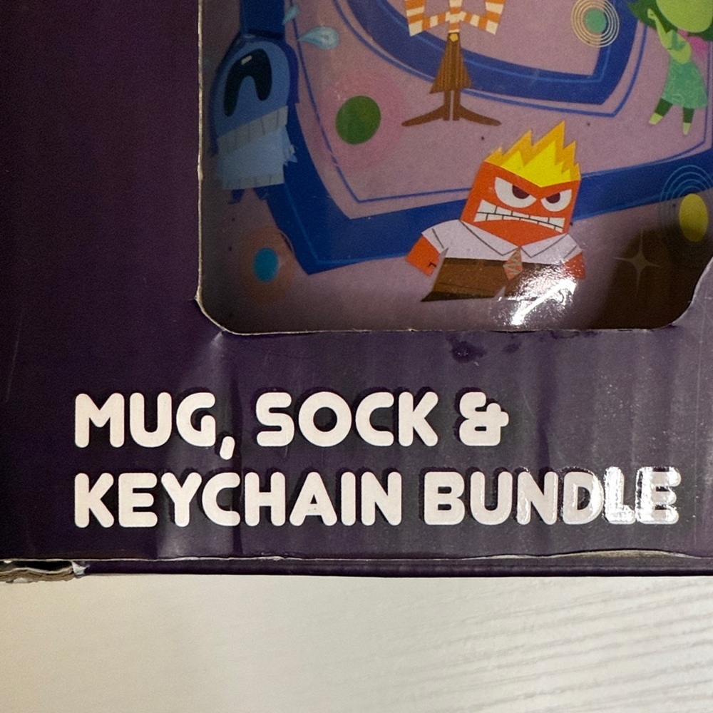 Disney Inside Out Mug, socks, and Keychain set. - Picture 5 of 11